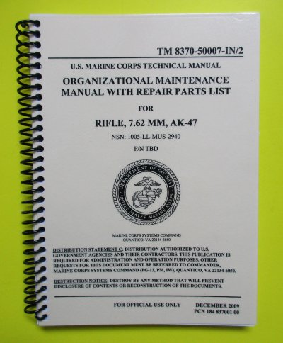 AK - 47 Maintenance Manual - Mini size - Click Image to Close